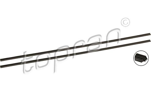 Lamela ștergător TOPRAN 115 281 TO, 700 mm